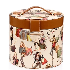 Large Capacity Makeup Bags Multifunctional Luxury Cylinder Cosmetics Bag