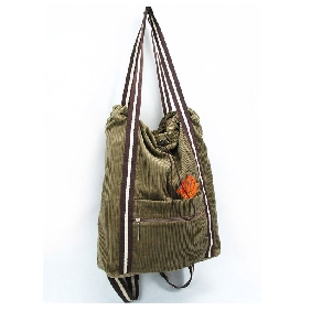 British Style Corduroy Backpacks Ladies Fashionable Multifunction Shoulder Bag Travel Bags for Women