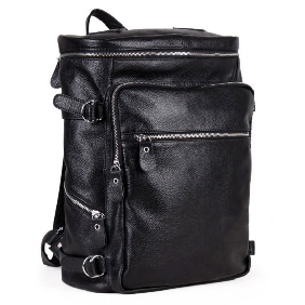 Korean Genuine Leather Cowhide Backpacks Multifunctional Schoolbag Travelling Bags for Men