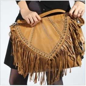 Tassel Rivet Korean Female Fashionable Bohemian Messenger Bags for Women  Tassel Rivet Korean Female Fashionable Bohemian Messenger Bags for Women