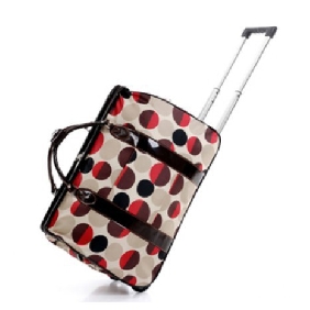 Ladies Fashionable Multifunctional Cute Metal Trolley Large Capacity Travel Totes Luggage Bags for Women
