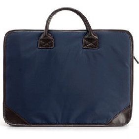 Red Square Shape Cloth Laptop Briefcase