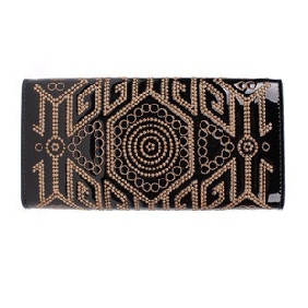Ladies' Long Fashion Patent Leather Retro Genuine Leather Cowhide Purses Wallets Clutches for Women