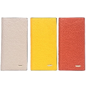 Ladies' Long Korean Casual Genuine Leather Cowhide Purses Wallets for Women