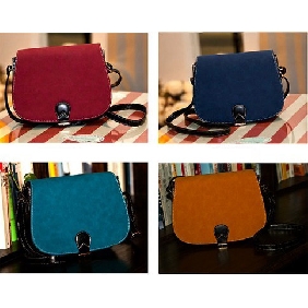 Ladies' Retro Korean Belt Buckle Shoulder Bags Messenger Bags for Women  Ladies' Retro Korean Belt Buckle Shoulder Bags Messenger Bags for Women