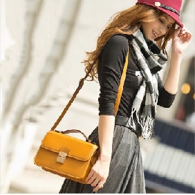 Korean Retro Shoulder Bags Satchels Messenger Bag for Women