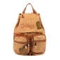 Korean Schoolbag Map Print Backpack Cute Leather Travel Bags for
