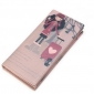 Ladies Fashionable Genuine Leather Cowhide Cute Cartoon Girl Wal