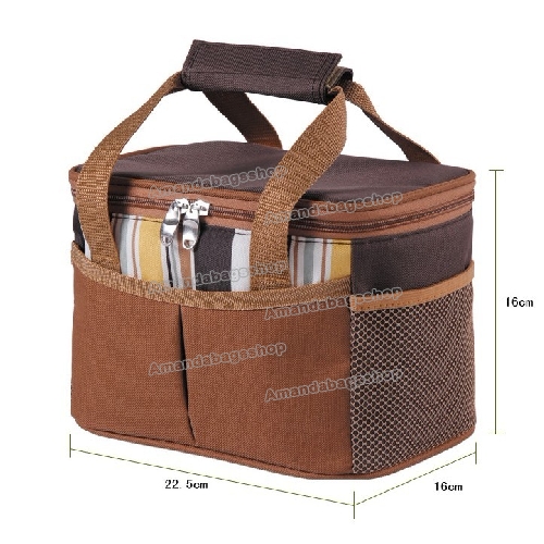 cooler bag with zipper